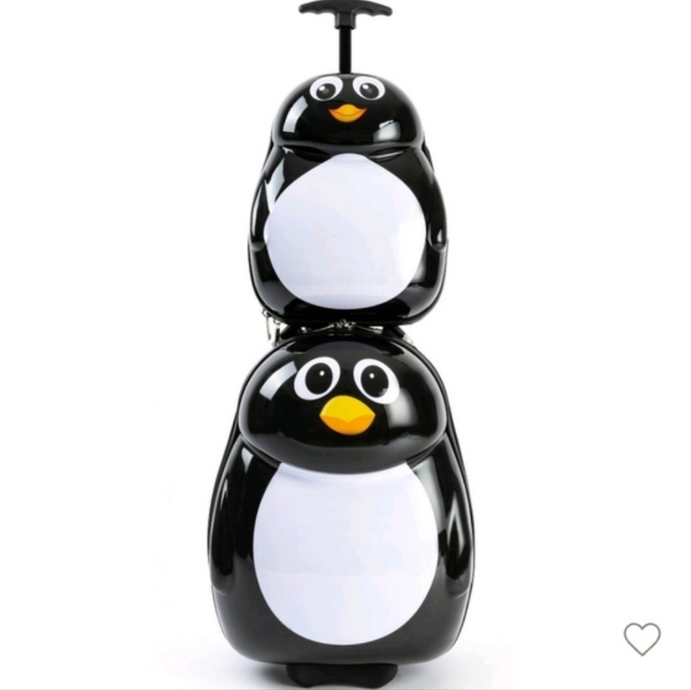 NWT Kiddietotes Penguin Luggage Set